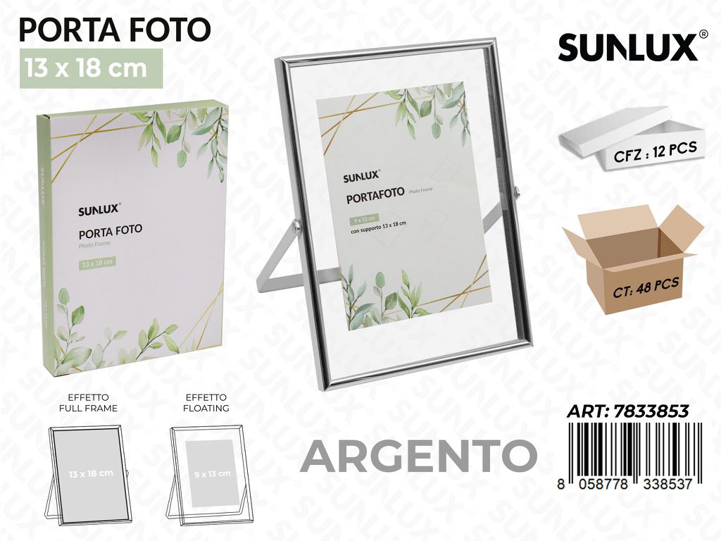 Sunlux Portafoto c/ Supp. Arg. 13*18CM