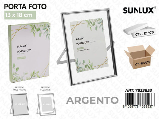 Sunlux Portafoto c/ Supp. Arg. 13*18CM