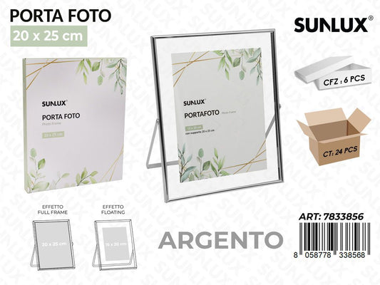 Sunlux Portafoto c/ Supp. Arg. 20*25CM