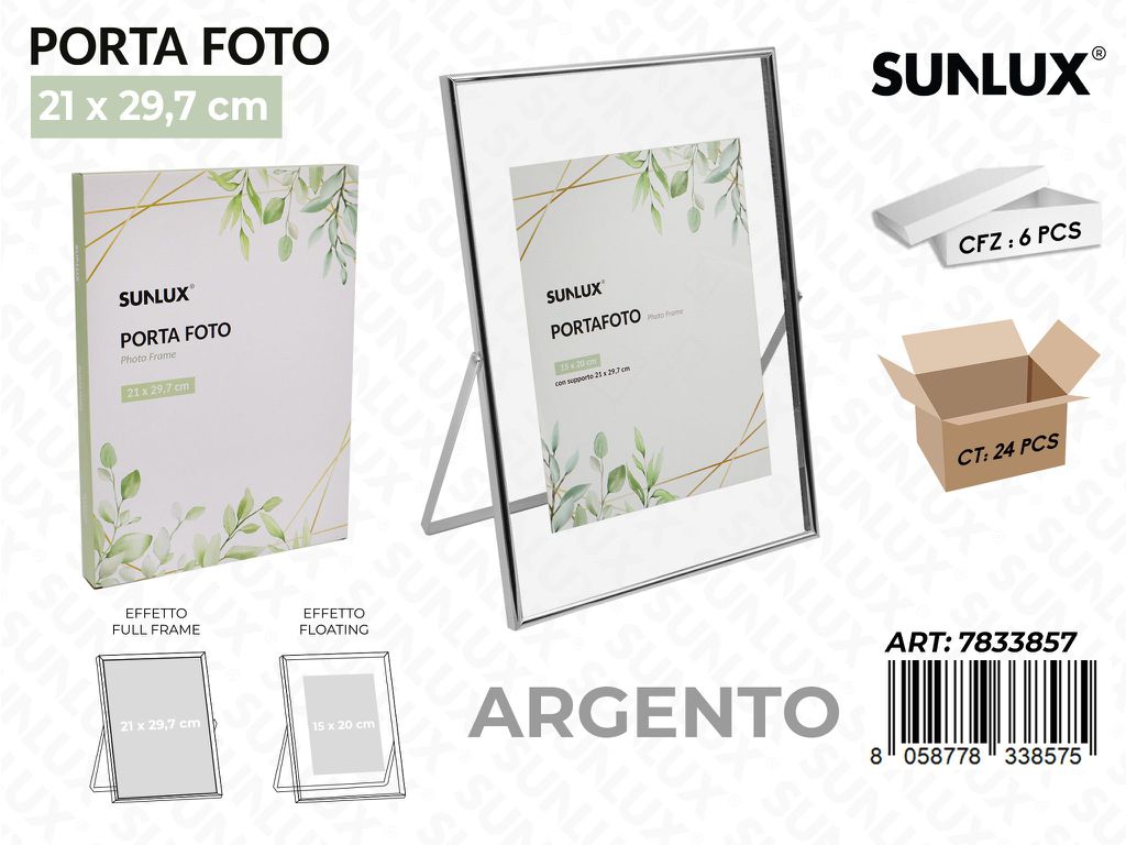 Sunlux Portafoto c/ Supp. Arg. 21*29.7CM
