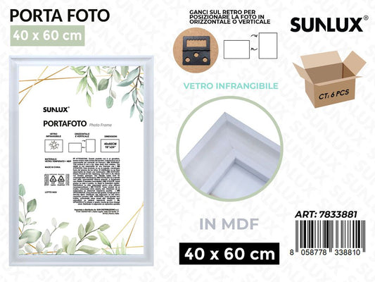 Sunlux Portafoto c/ Ganci Bia. Mdf 40*60CM