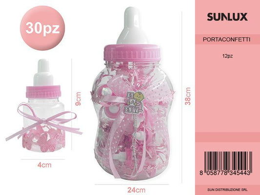Biberon Contiene 30PSC Rosa