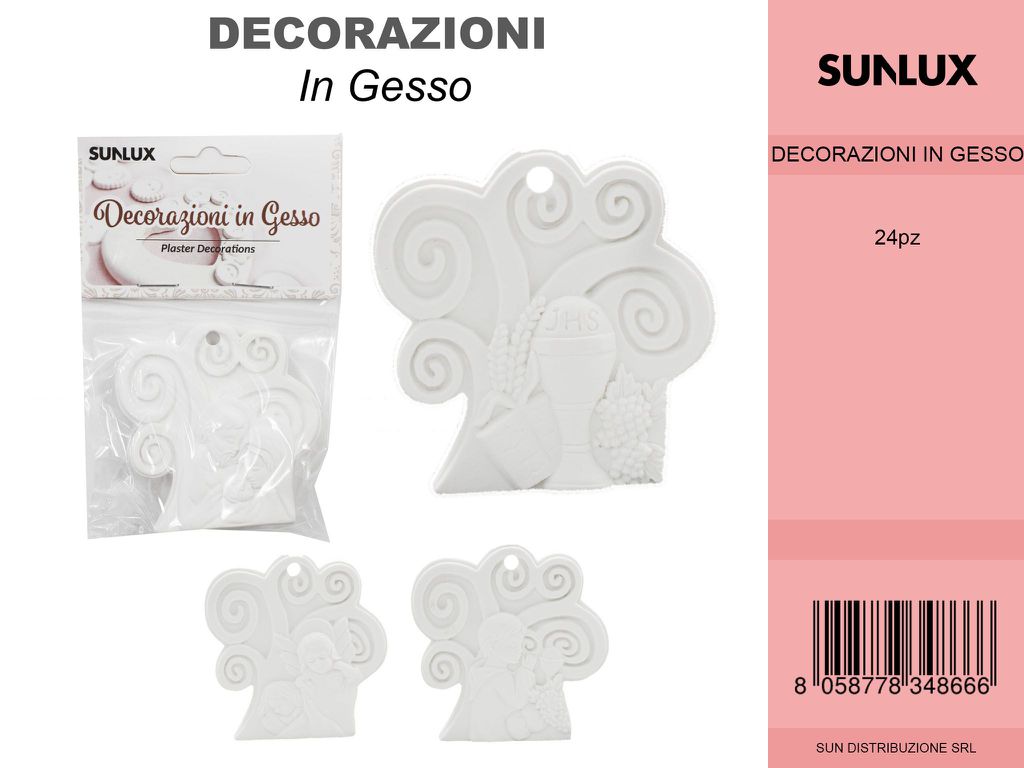 Decorazione in Gesso SER.COMUNIONE/Pz da 24CFZ
