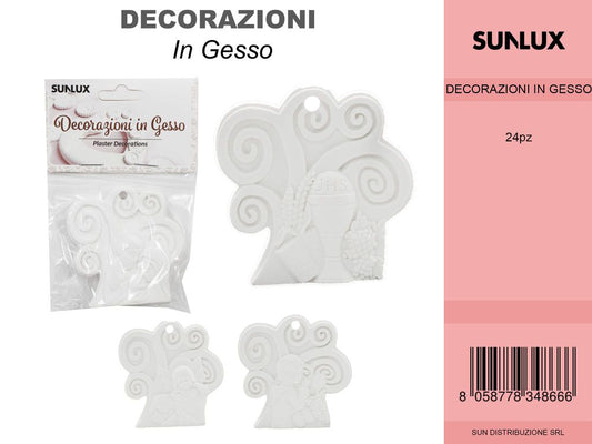 Decorazione in Gesso SER.COMUNIONE/Pz da 24CFZ