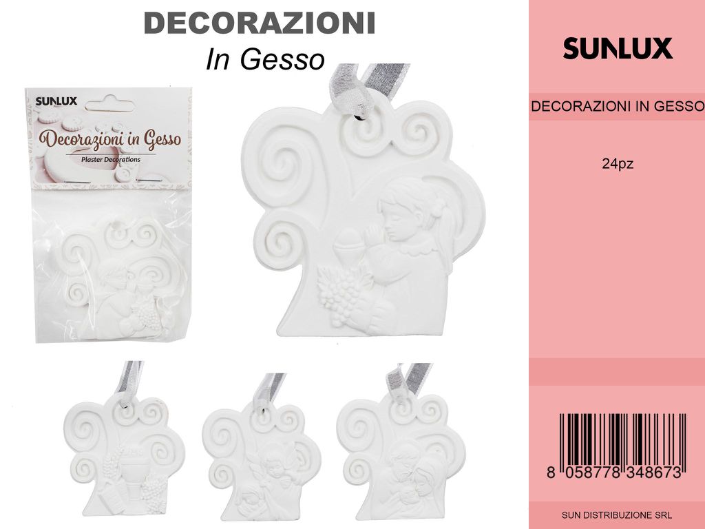 Decorazione in Gesso SER.COMUNIONE/Pz da 24CFZ