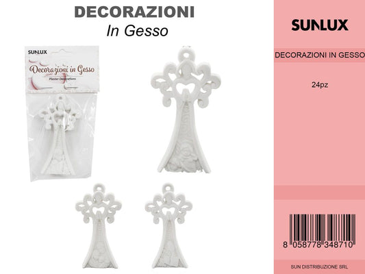 Decorazione in Gesso Ser.croce /Pz da 24CFZ