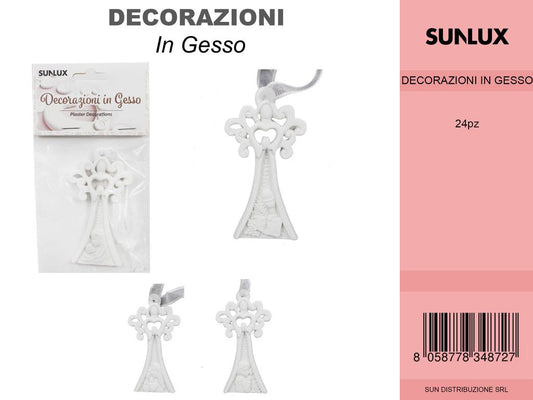 Decorazione in Gesso Ser.croce /Pz da 24CFZ