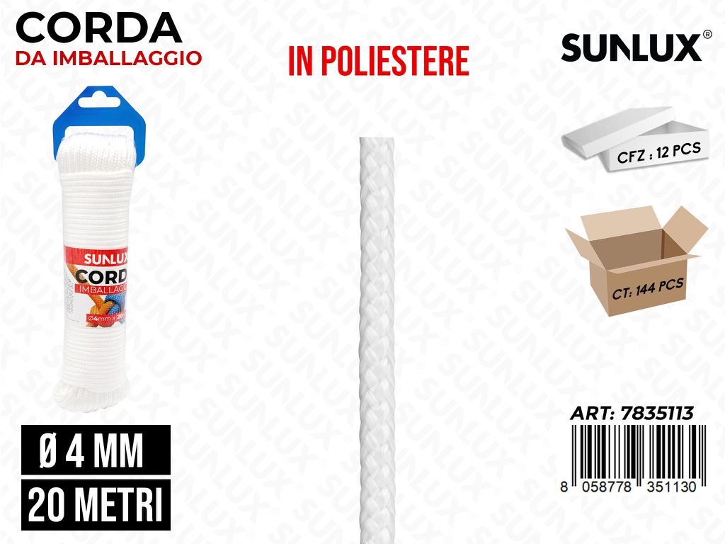 Corda da Imballaggio 4MM*20MT