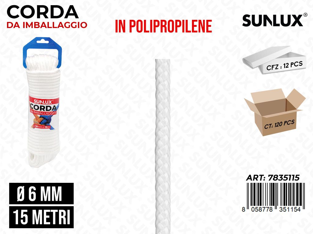 Corda da Imballaggio 6MM*15MT