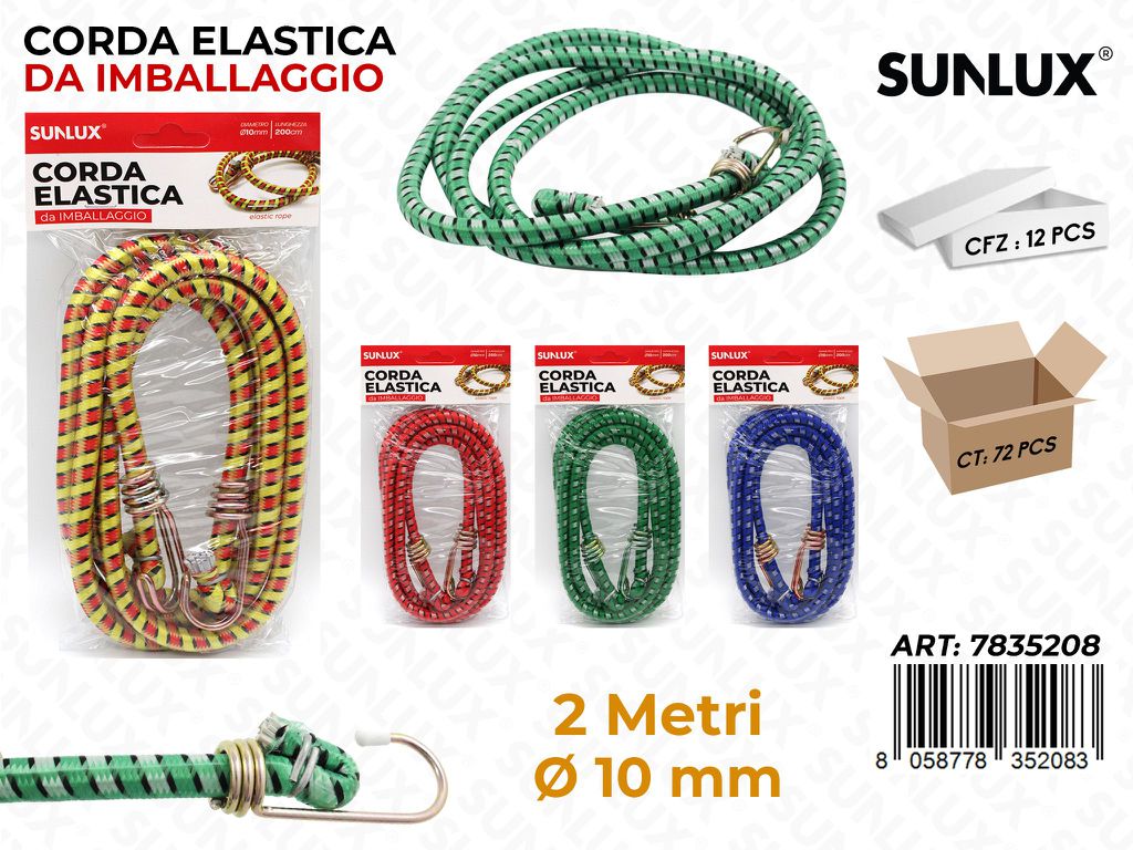 Corda Elastica Imballaggio 10MM*2MT