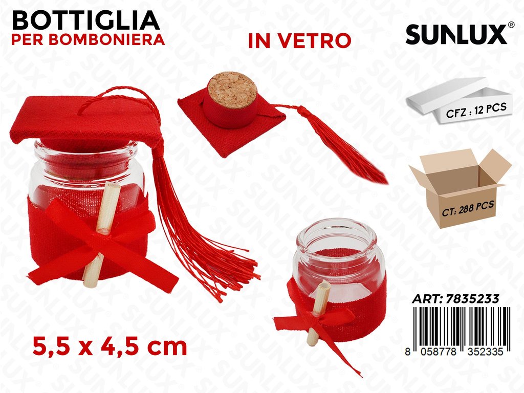 Bottiglia Bomboniere Laurea 5.5CM
