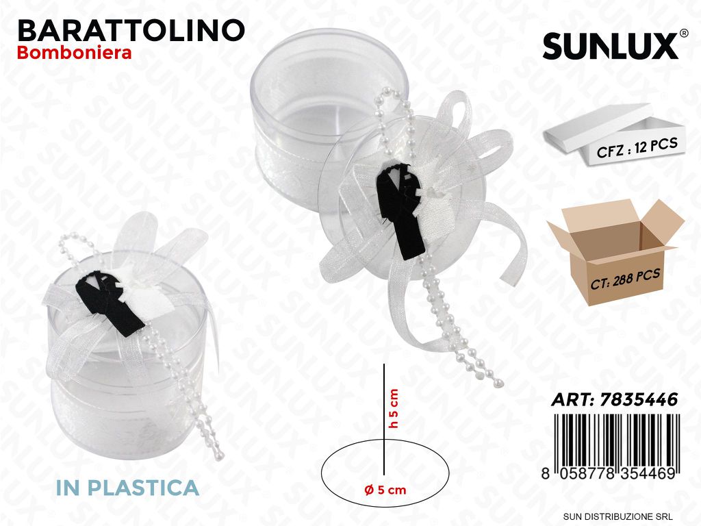 Barattolino Bomb. Matrimonio 5*5CM