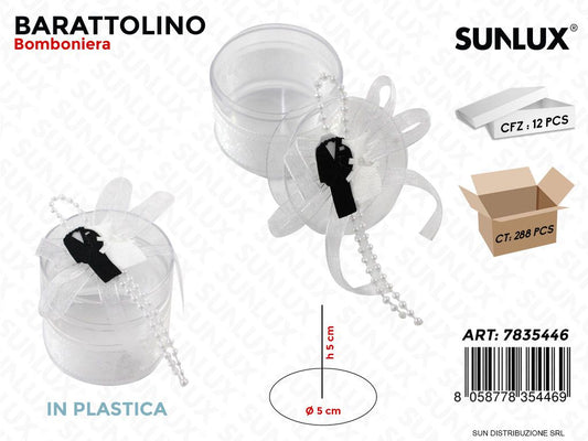 Barattolino Bomb. Matrimonio 5*5CM