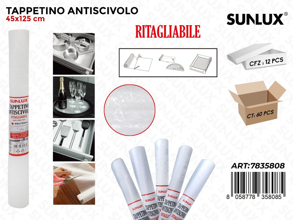 Tappetino Antiscivolo Trasp. 45*125 Cm