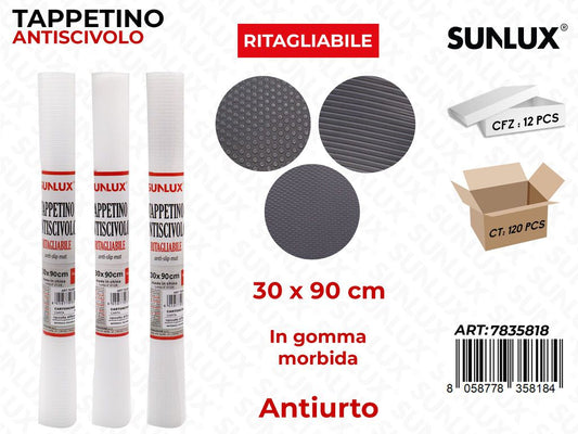 Tappetino Antiscivolo Gomma Ass 30*90CM