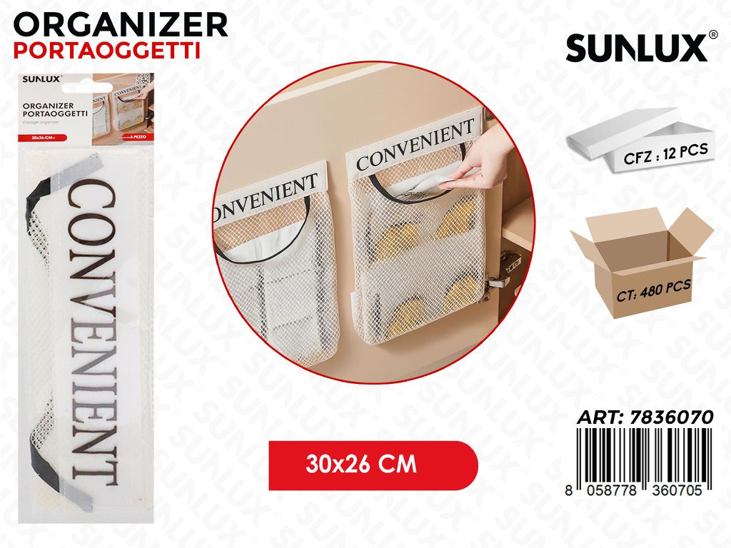 Sunlux Organizer Portaoggetti 30*26CM