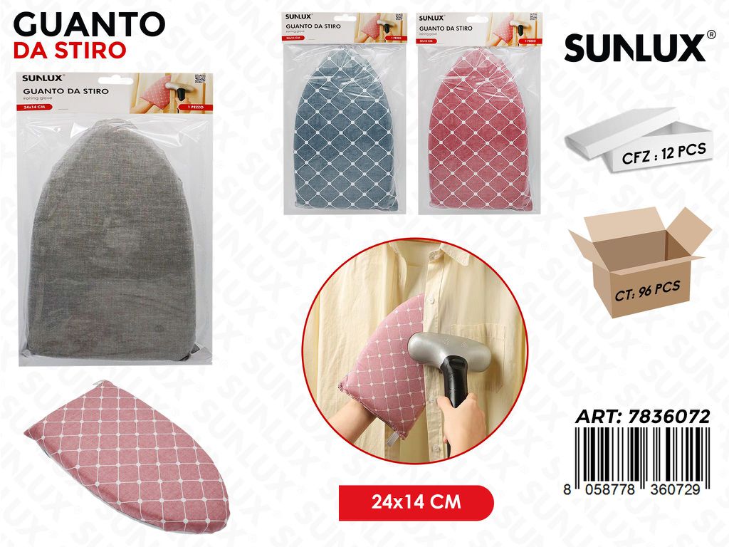 Sunlux Guanto da Stiro Ass. 24*14CM