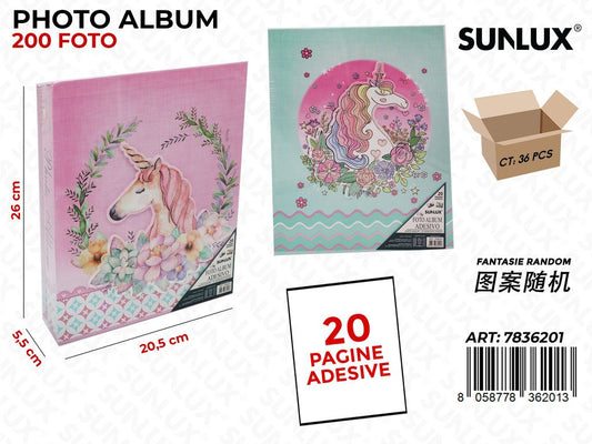 Album per Foto 20PAG Adv 20.5*5.5*26CM
