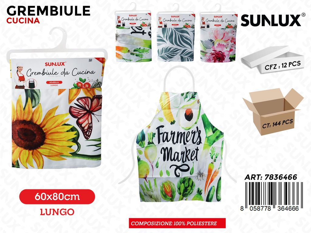 Sunlux Grembiule Cucina Ass. 60*80CM