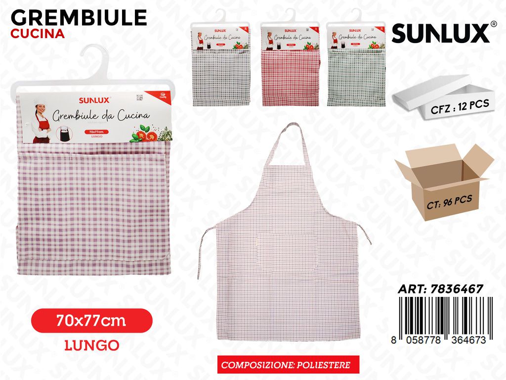 Sunlux Grembiule Cucina Ass. 70*77CM