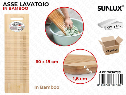 Asse Lavatoio in Bamboo 68*18*1.6CM