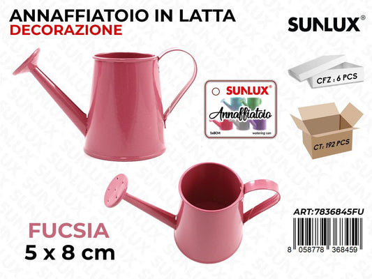 Annaffiatoio in Latta Fucsia 5*8CM