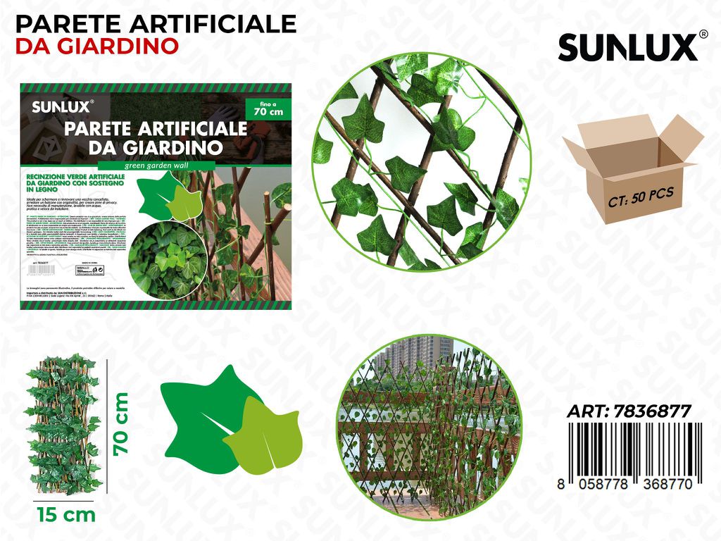 Parete Artificiale da Giardino 15*70CM
