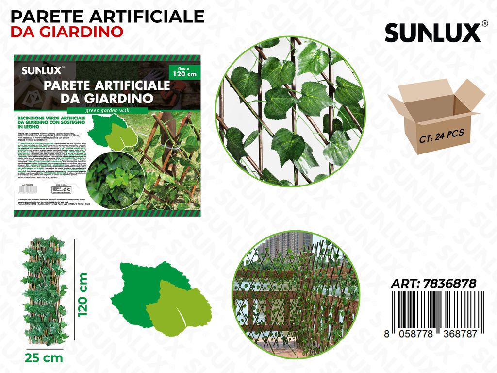 Parete Artificiale da Giardino 25*120CM