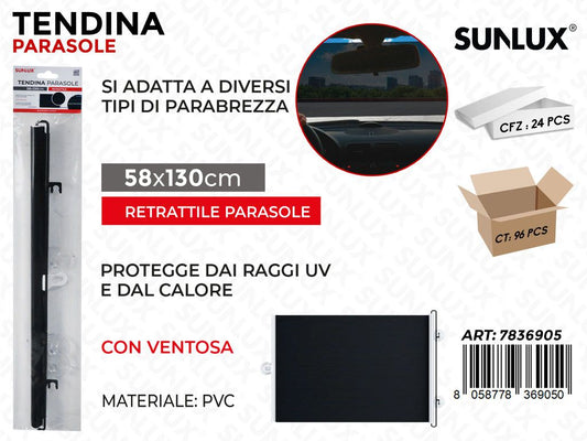 Sunlux Tendina Parasole Retrattile Pvc 58*130CM