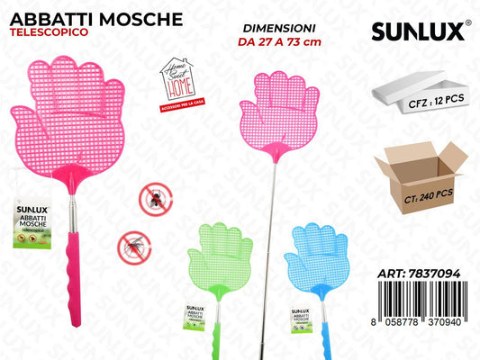 Abbatti Mosche Telesc. Col. Ass. da 27-73CM