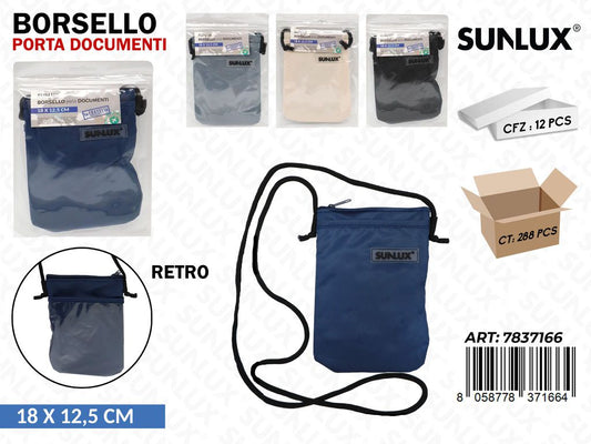 Sunlux Borsellino P.documenti Ass. 18*12.5CM