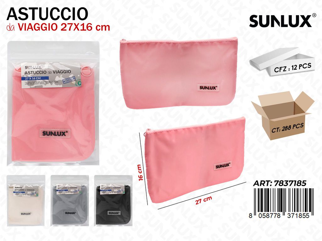 Sunlux Astuccio da Viaggio Ass. 27*16CM