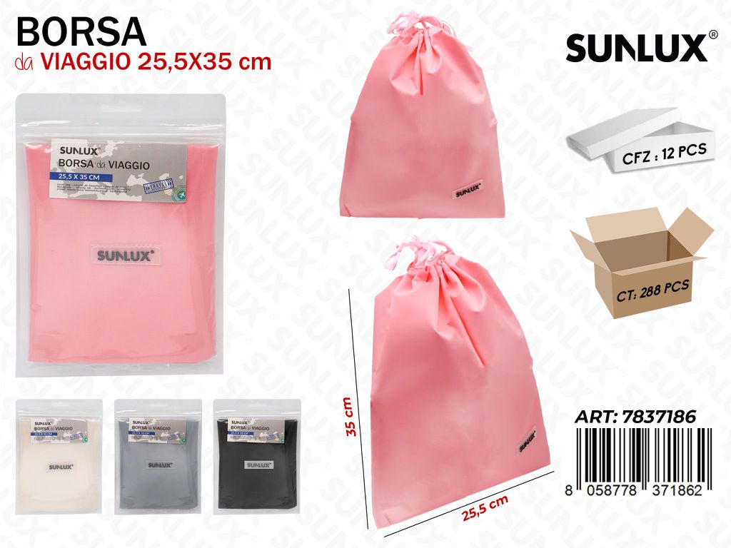 Sunlux Borsa da Viaggio Ass. 25.5*35CM