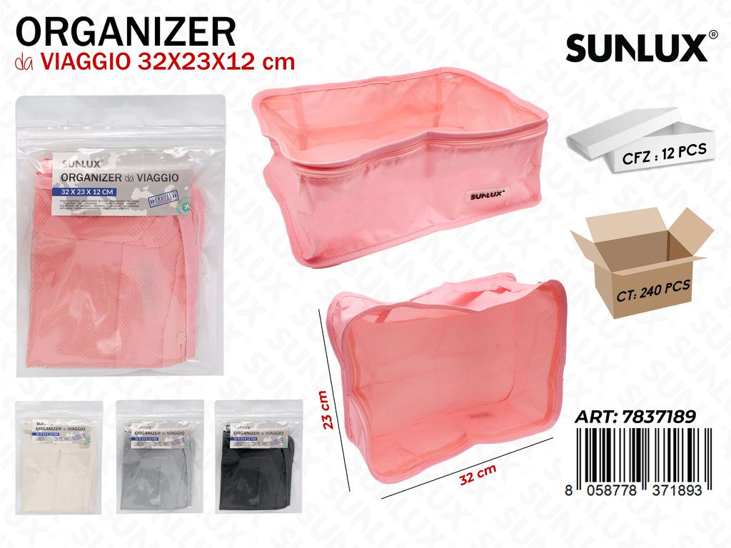 Sunlux Organizer da Viaggio Ass. 32*23*12CM