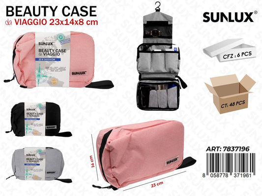 Sunlux Beauty Case da Viaggio Ass. 23*14*8CM