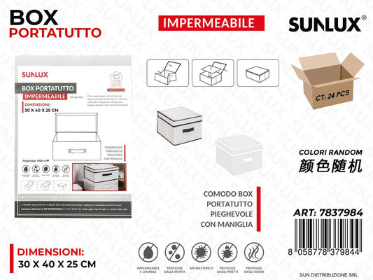 Box Portatutto Imper. 30*40*25CM Ass.