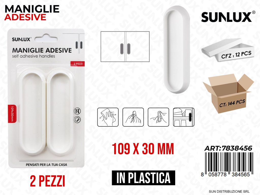 Maniglie Adv in Plast. 2 Pcs 109*30MM