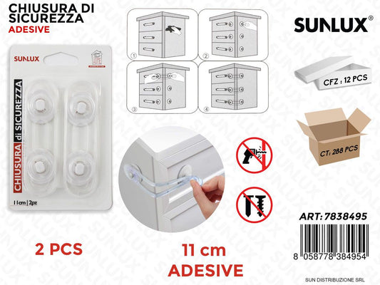 Chiusura di Sicurezza Adv 2 Pcs 11CM