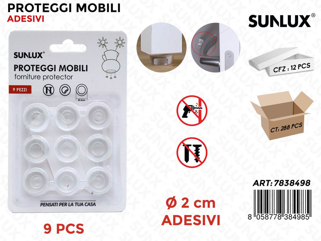 Proteggi Mobili Adv D. 2CM 9PCS