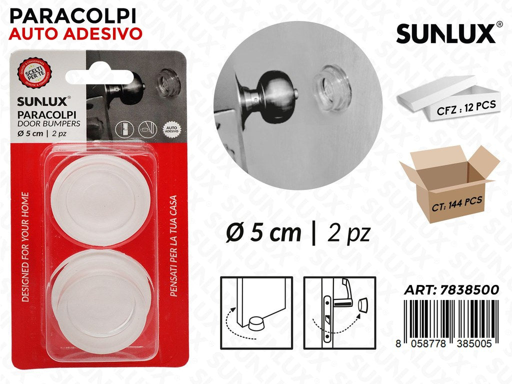 Paracolpi Auto Adv Trasp. 2PCS D. 5CM