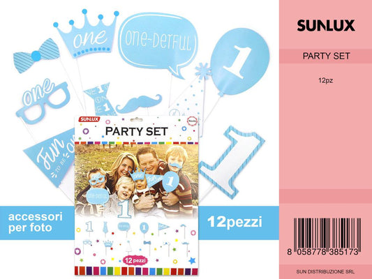 PARTY SET ONE-DERFUL MASCHIO /PZ DA 12**CFZ