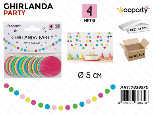 GHIRLANDA 4MT*5CM