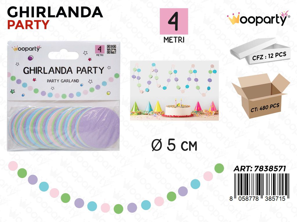 GHIRLANDA 4MT*5CM