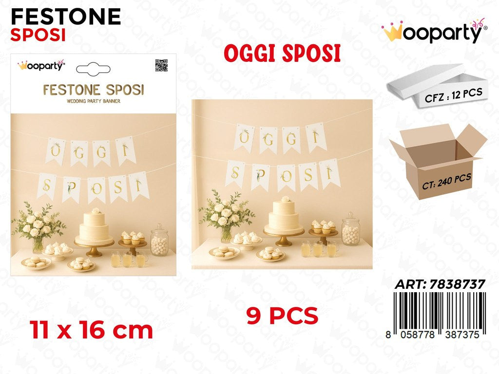 FESTONE SPOSI 9PCS 11*16CM