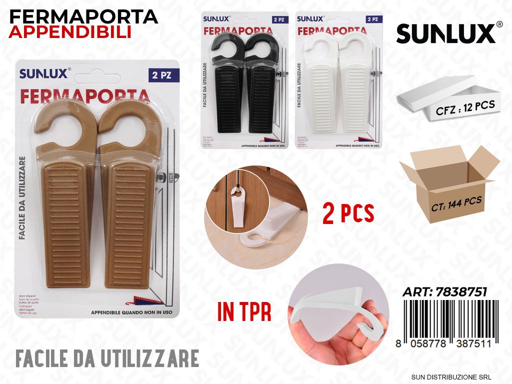 Fermaporta in Tpr 2 Pcs Col. Ass.