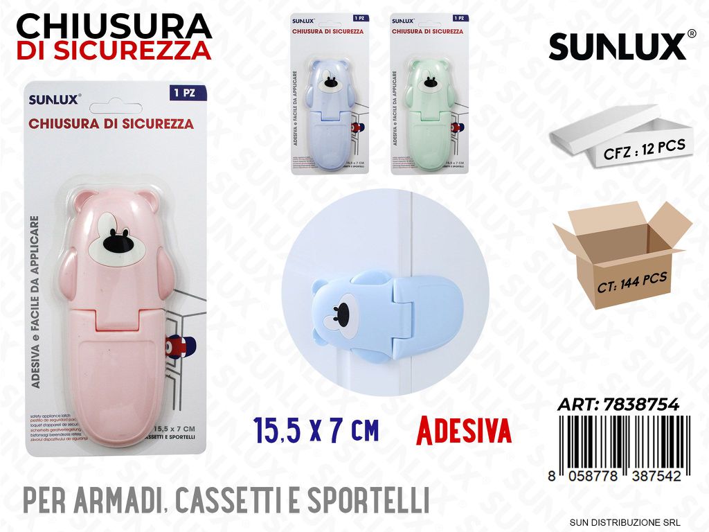Chiusura di Sicurezza Adv Ass. 15.5*7CM