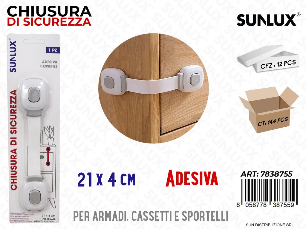 Chiusura di Sicurezza Adv 21*4CM
