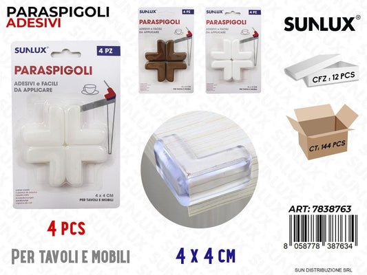 Paraspigoli per Tavoli Adv Ass. 4PCS 4*4CM