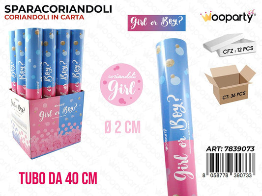 SPARACORIANDOLI GIRL 40CM /PZ DA 12**