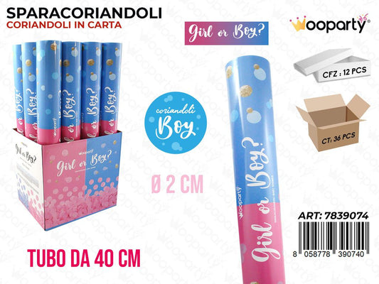 SPARACORIANDOLI BOY 40CM /PZ DA 12**